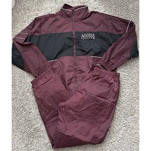 VTG 90s‎ Texas A&M Aggies Track Suit Men Size Large Windbreaker Mesh Set